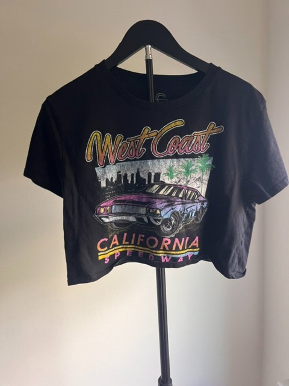Teen Vintage Tee with West Coast Cali design